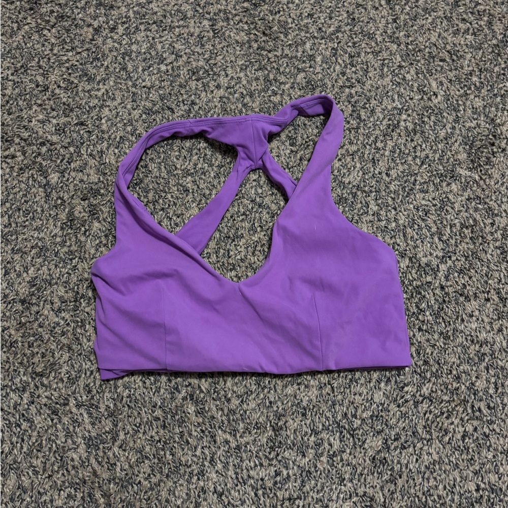 Alphalete Vibrant Purple Sports Bra